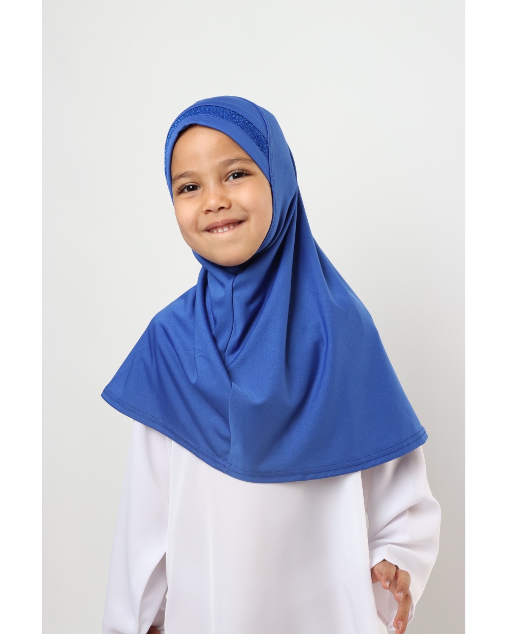 Hijab à enfiler pour fille paillettes