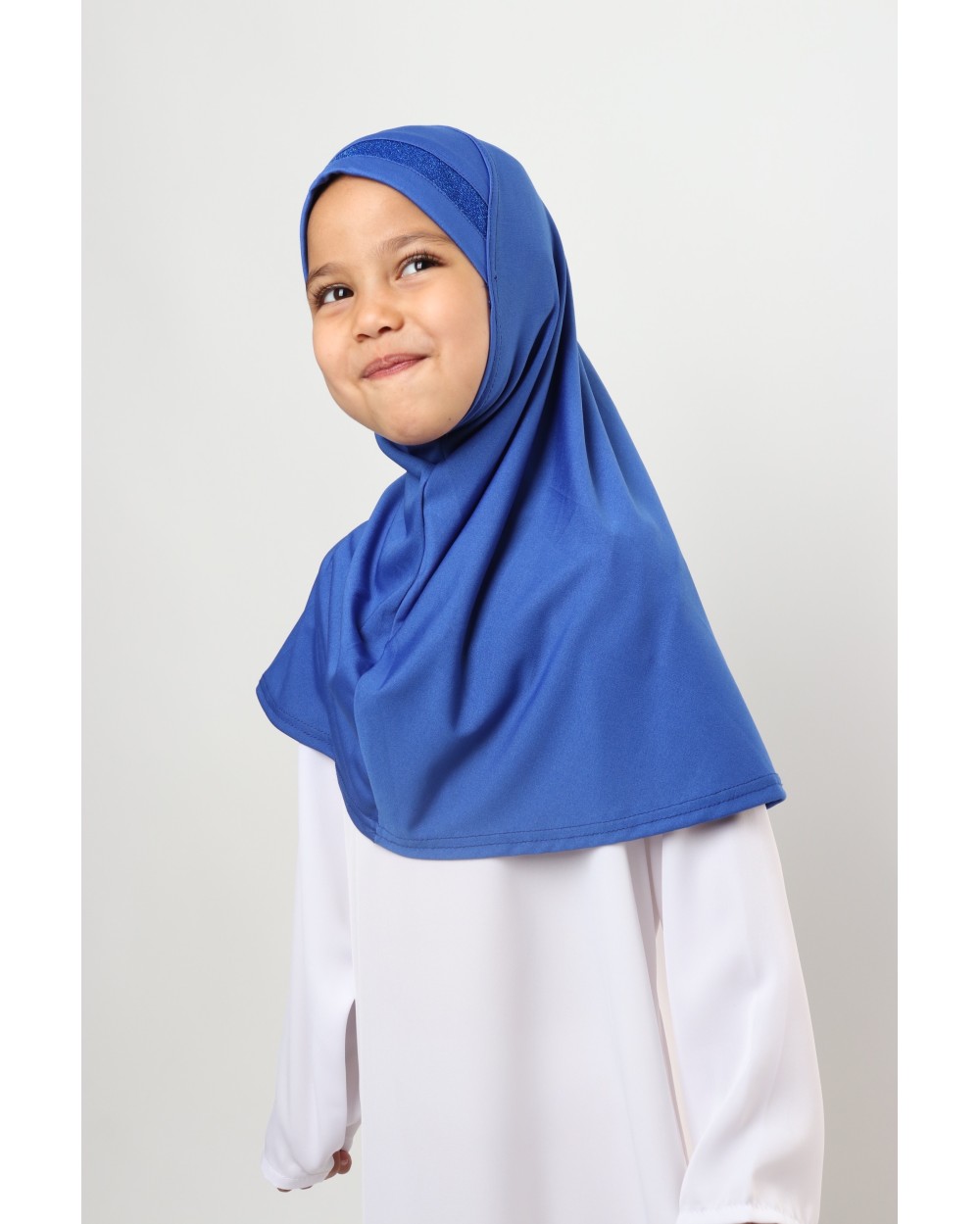 Hijab à enfiler pour fille paillettes