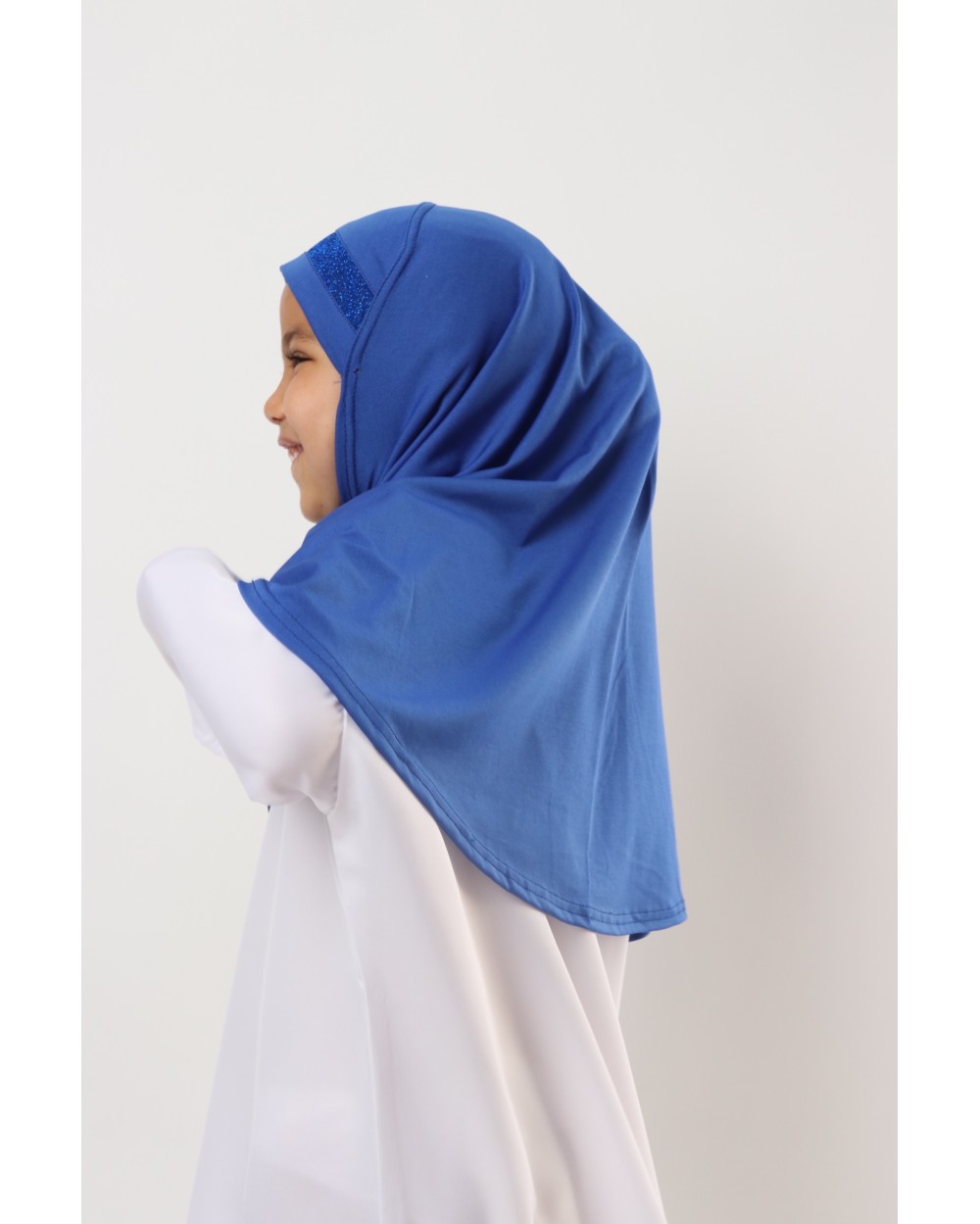 Hijab à enfiler pour fille paillettes
