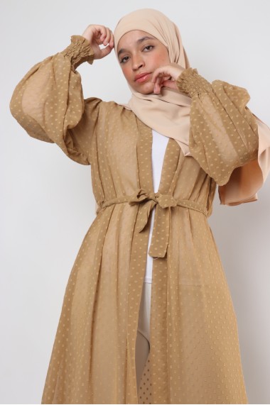 Kimono Kim plumetis manches...