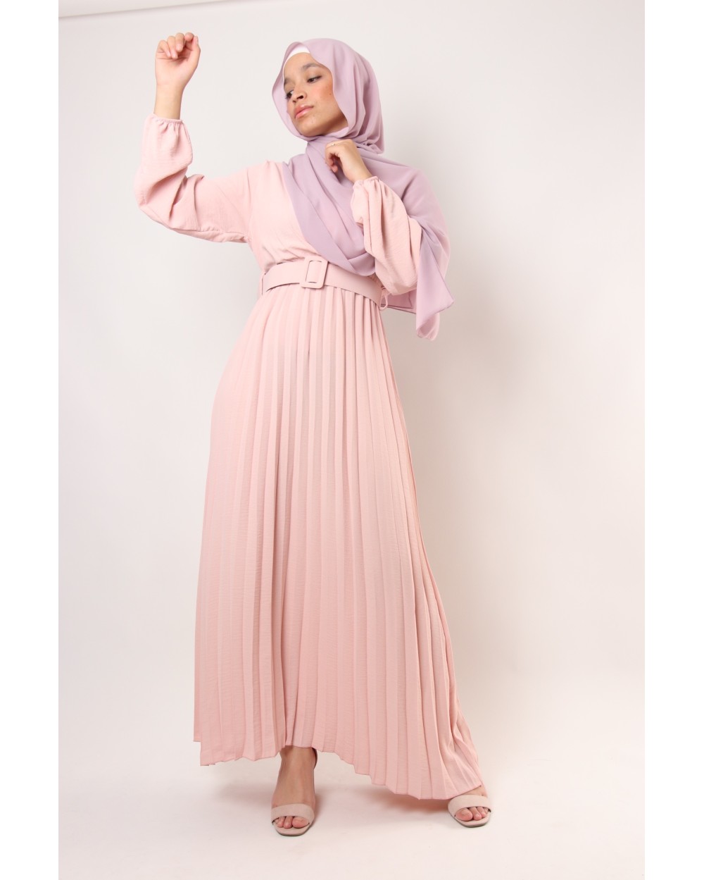 Rashyda pleated cross dress