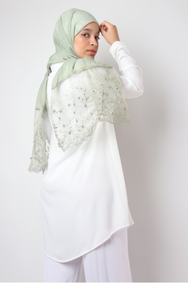 Hijab perly flower