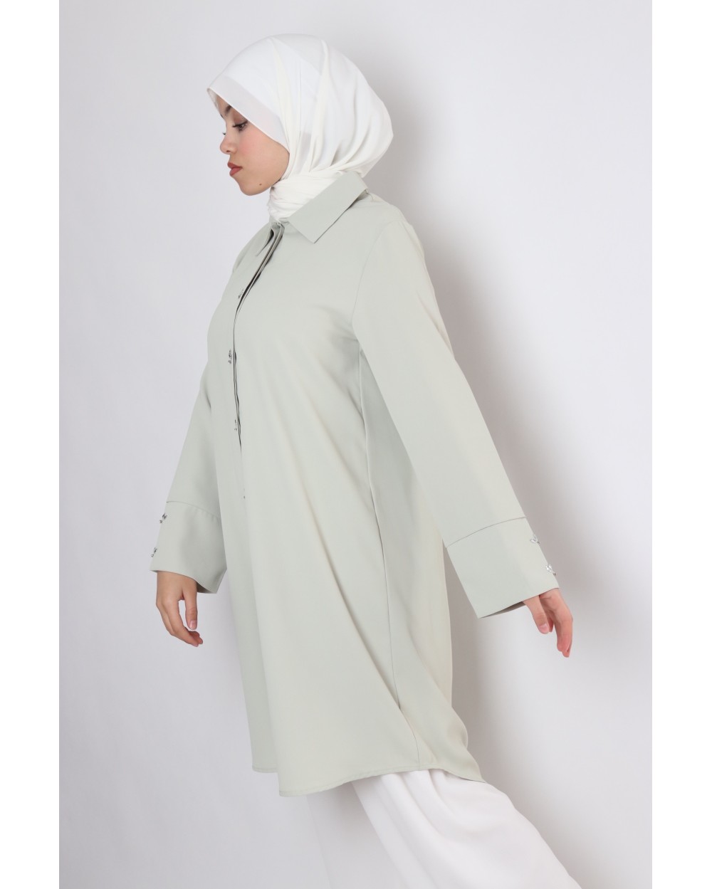 Crystal oversized shirt