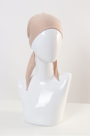 Cotton cap that attaches for hijab