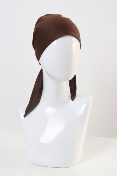 Cotton cap that attaches for hijab