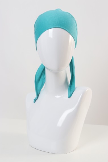 Cotton cap that attaches for hijab