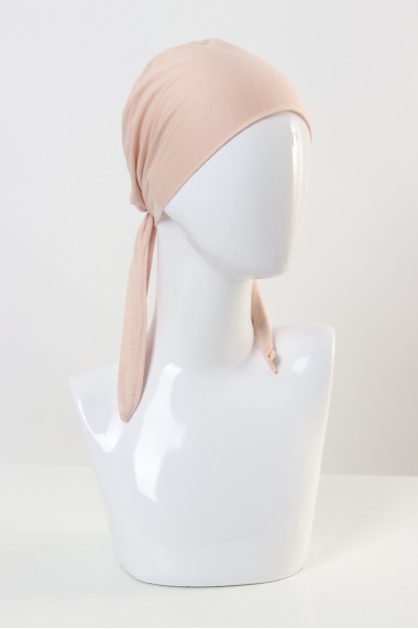 Cotton cap that attaches for hijab