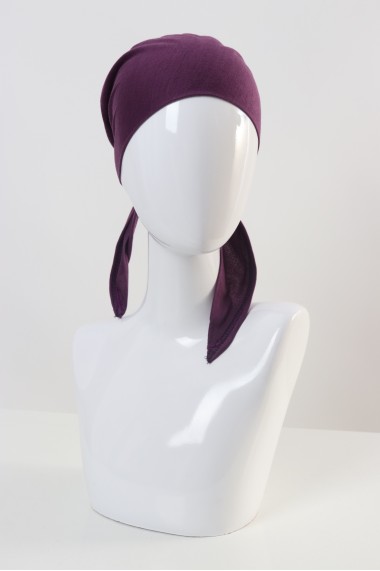 Cotton cap that attaches for hijab