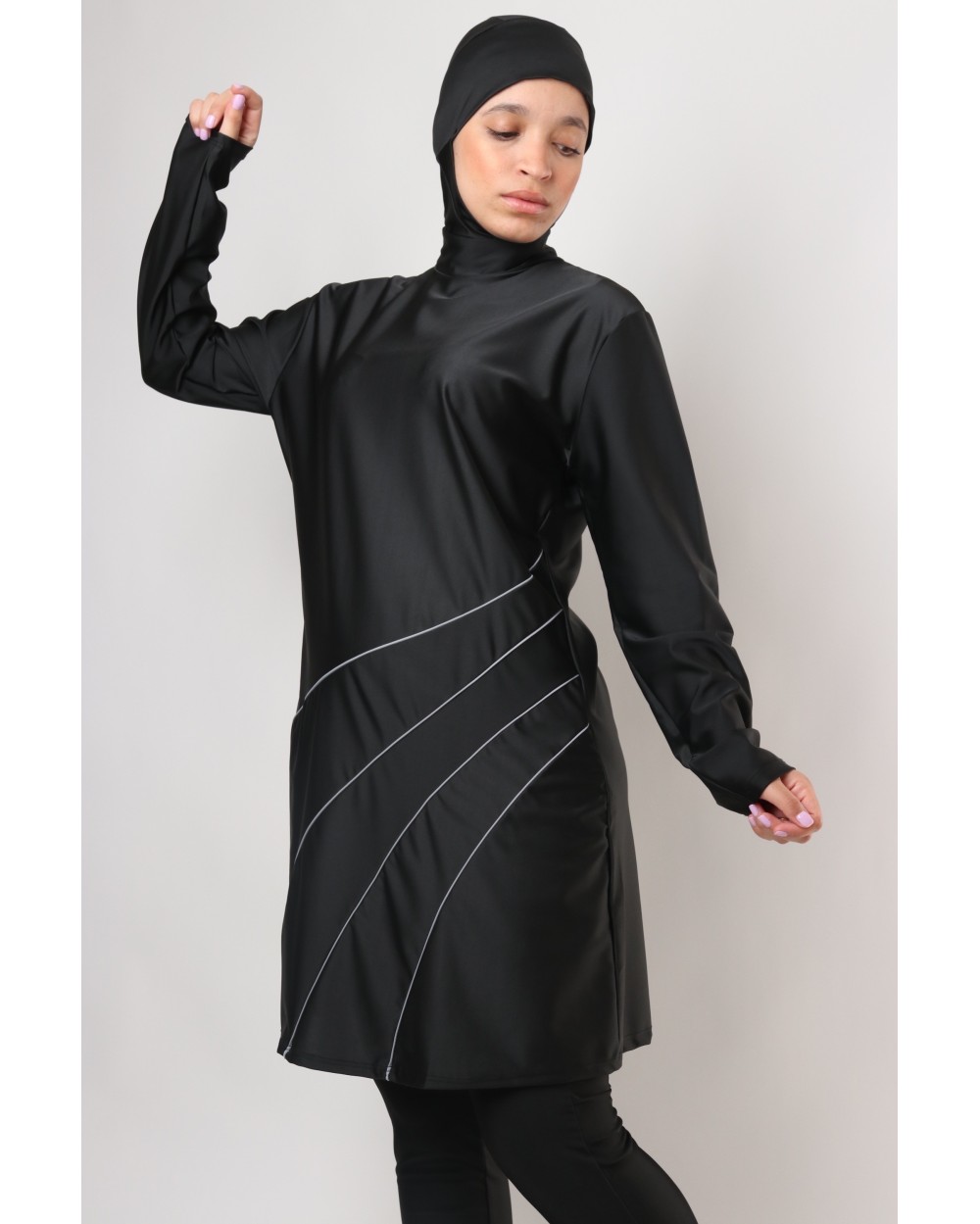 Burkini Ines with piping colors