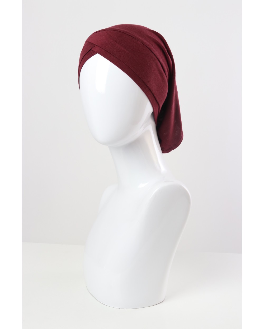 Double cross tube hat for hijab