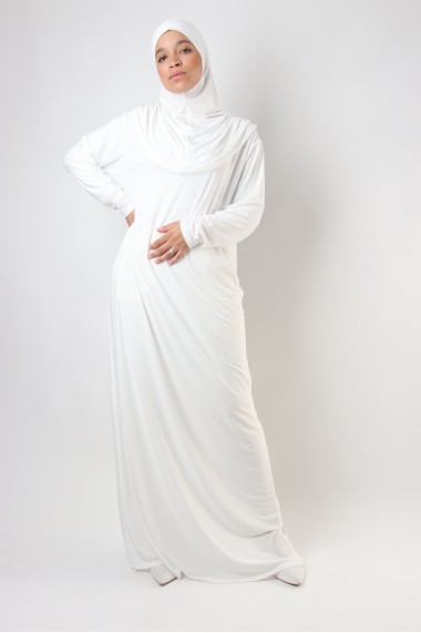 Robe prière hijab intégré...