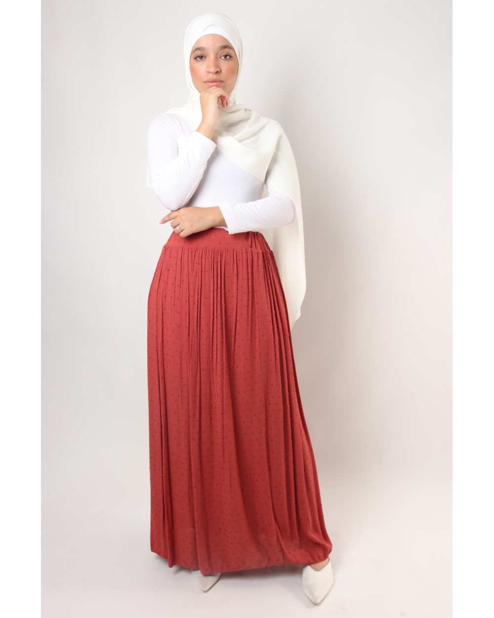 Plumetis Juliette skirt