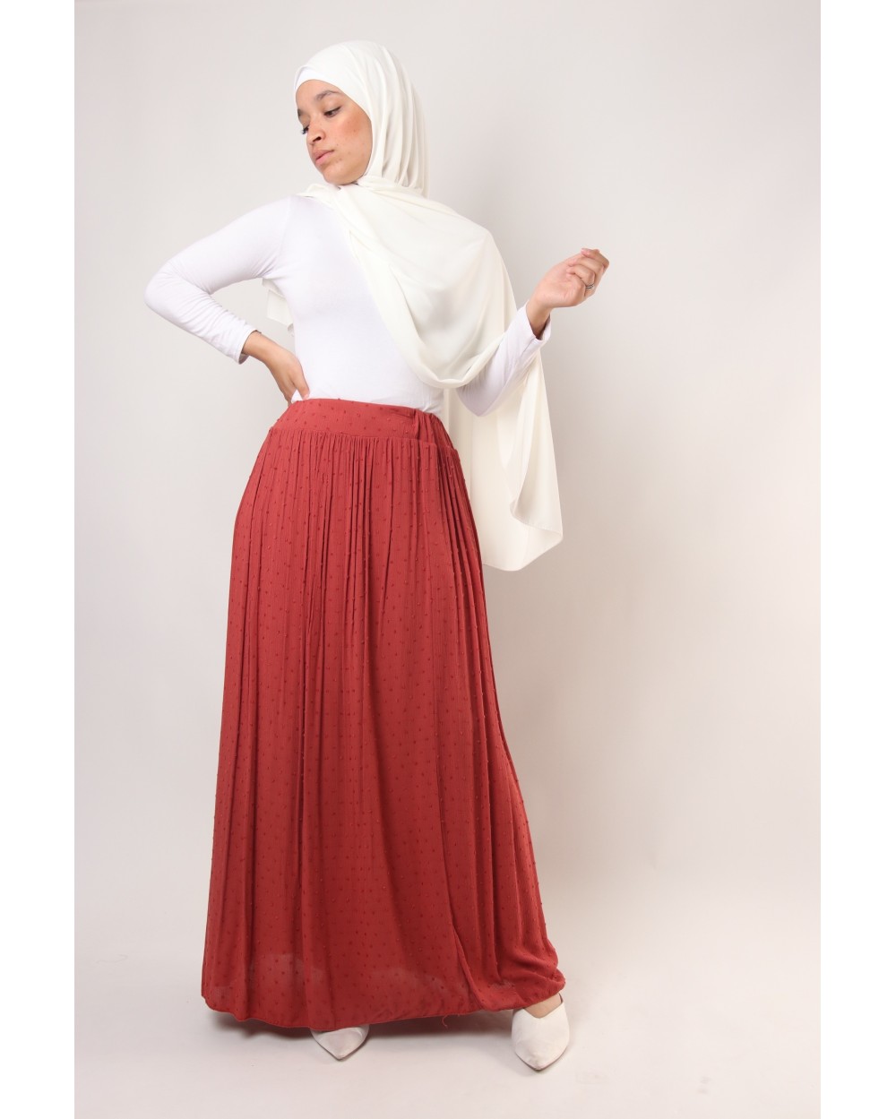 Plumetis Juliette skirt