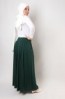 Long skirt with pockets