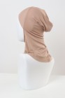 Hood - under hijab folded plain coloured