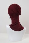 Hood - under hijab folded plain coloured
