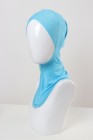 Hood - under hijab folded plain coloured