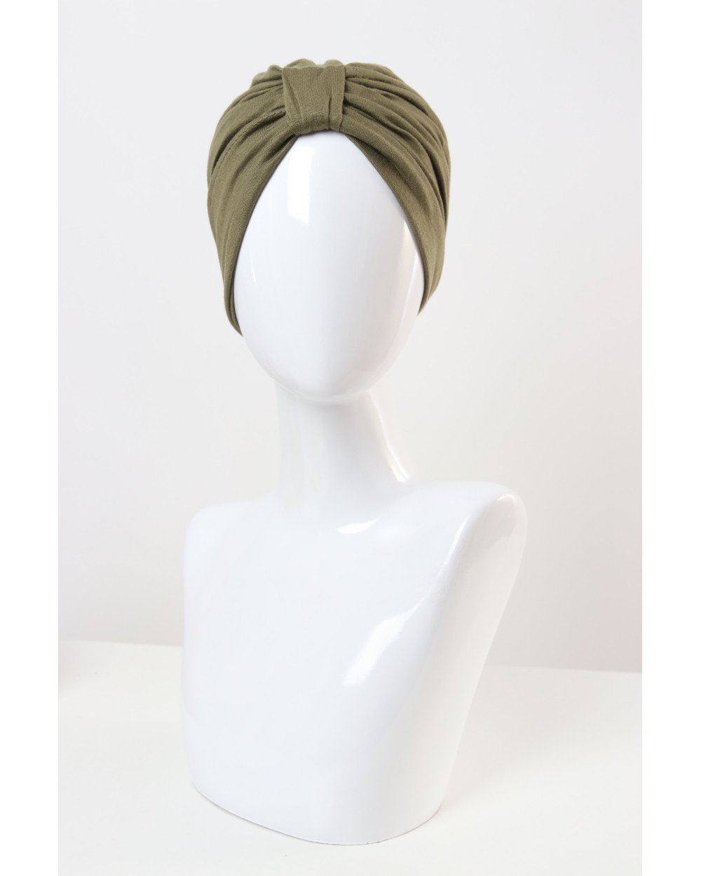 Turban with buckle cotton viscose