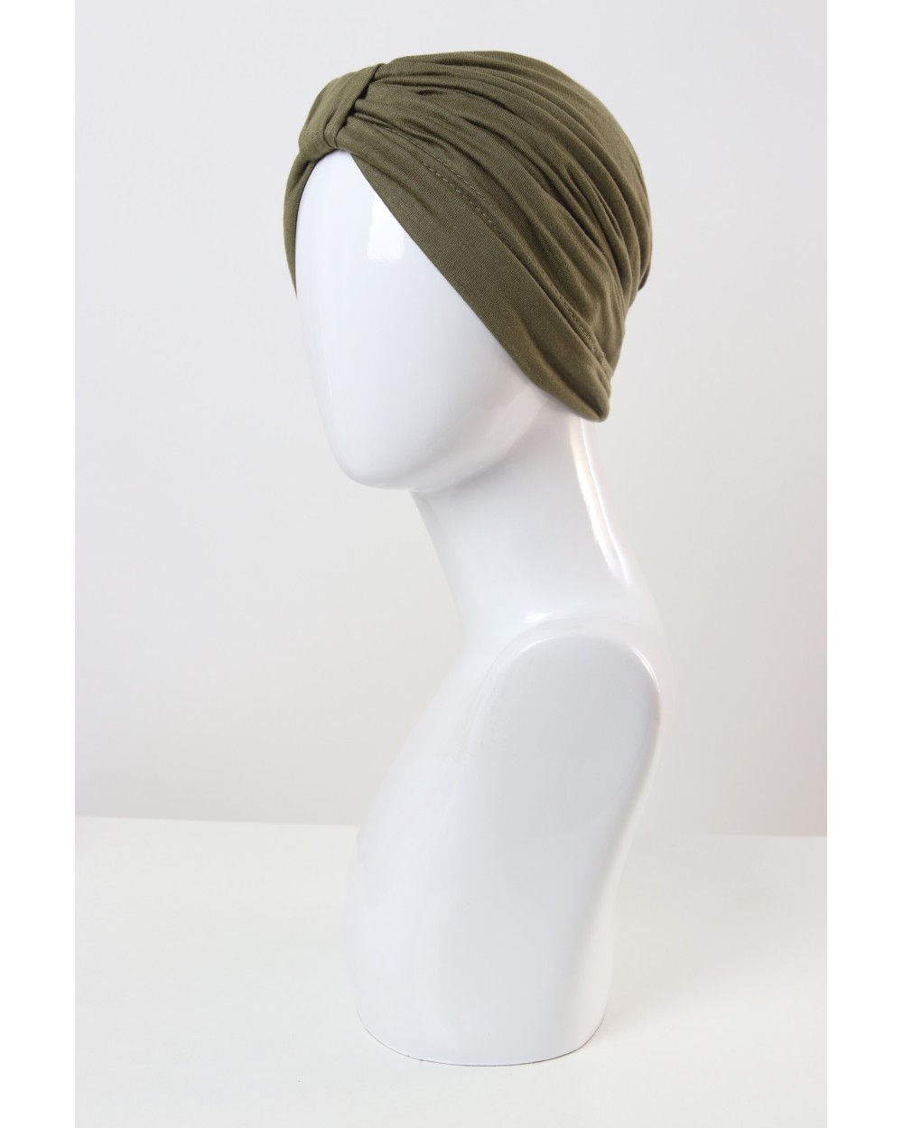 Turban with buckle cotton viscose