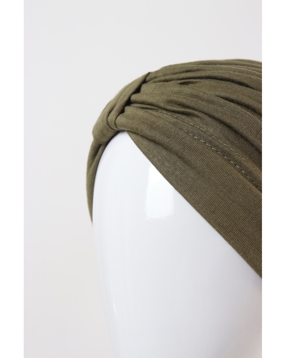 Turban with buckle cotton viscose
