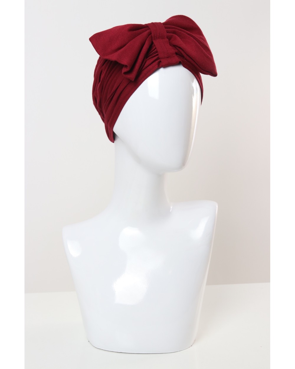 Turban with bow tie