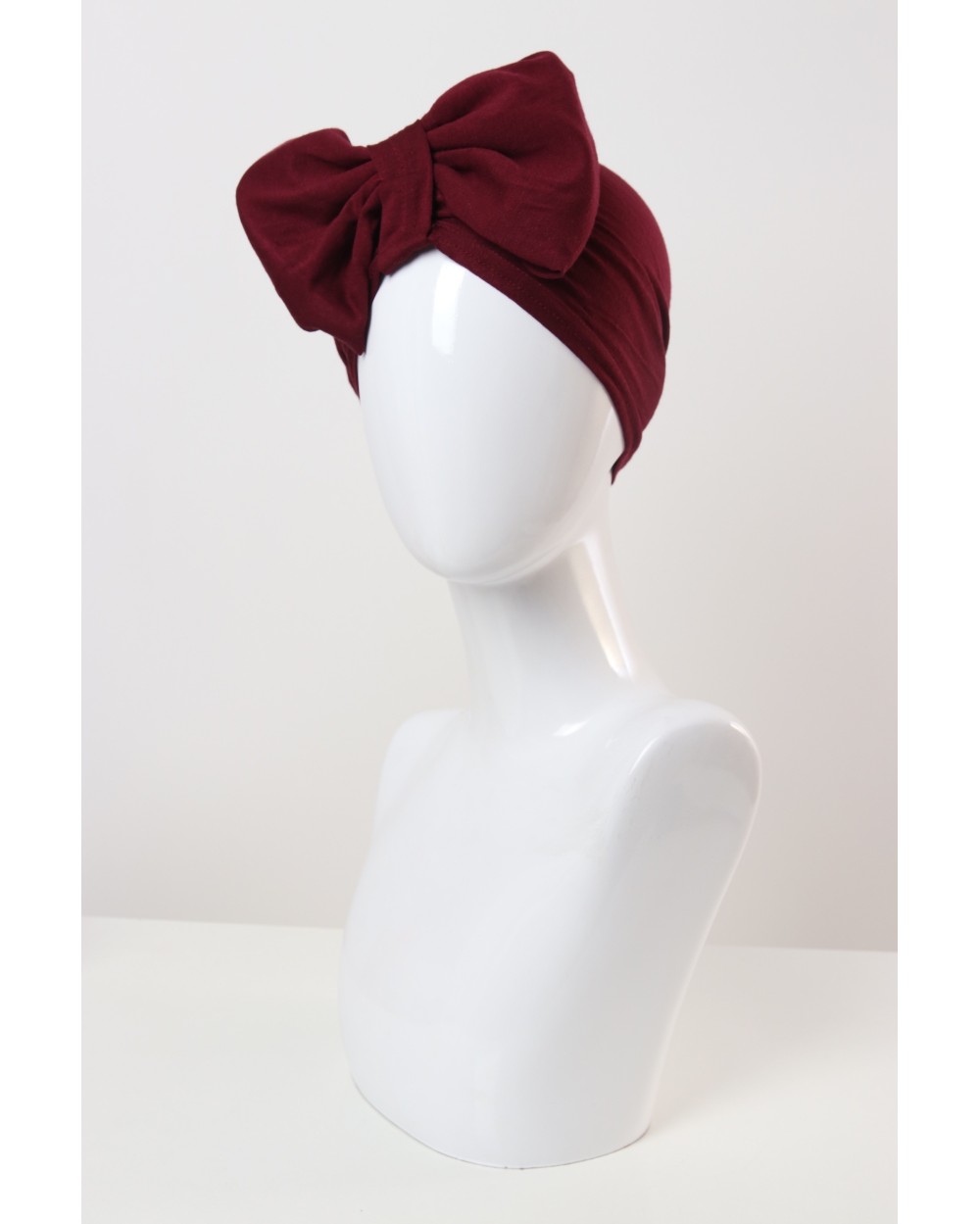 Turban with bow tie
