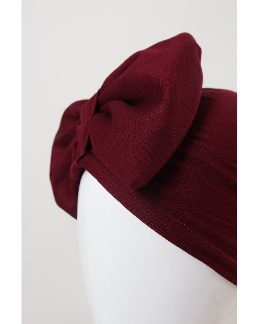 Turban with bow tie