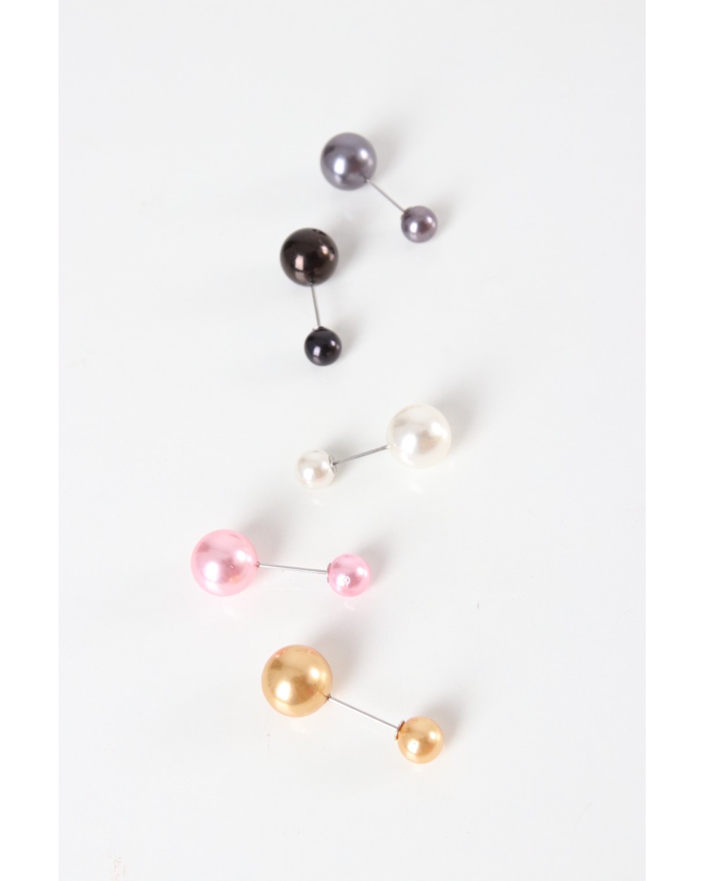 Small and Large Pearl Brooch