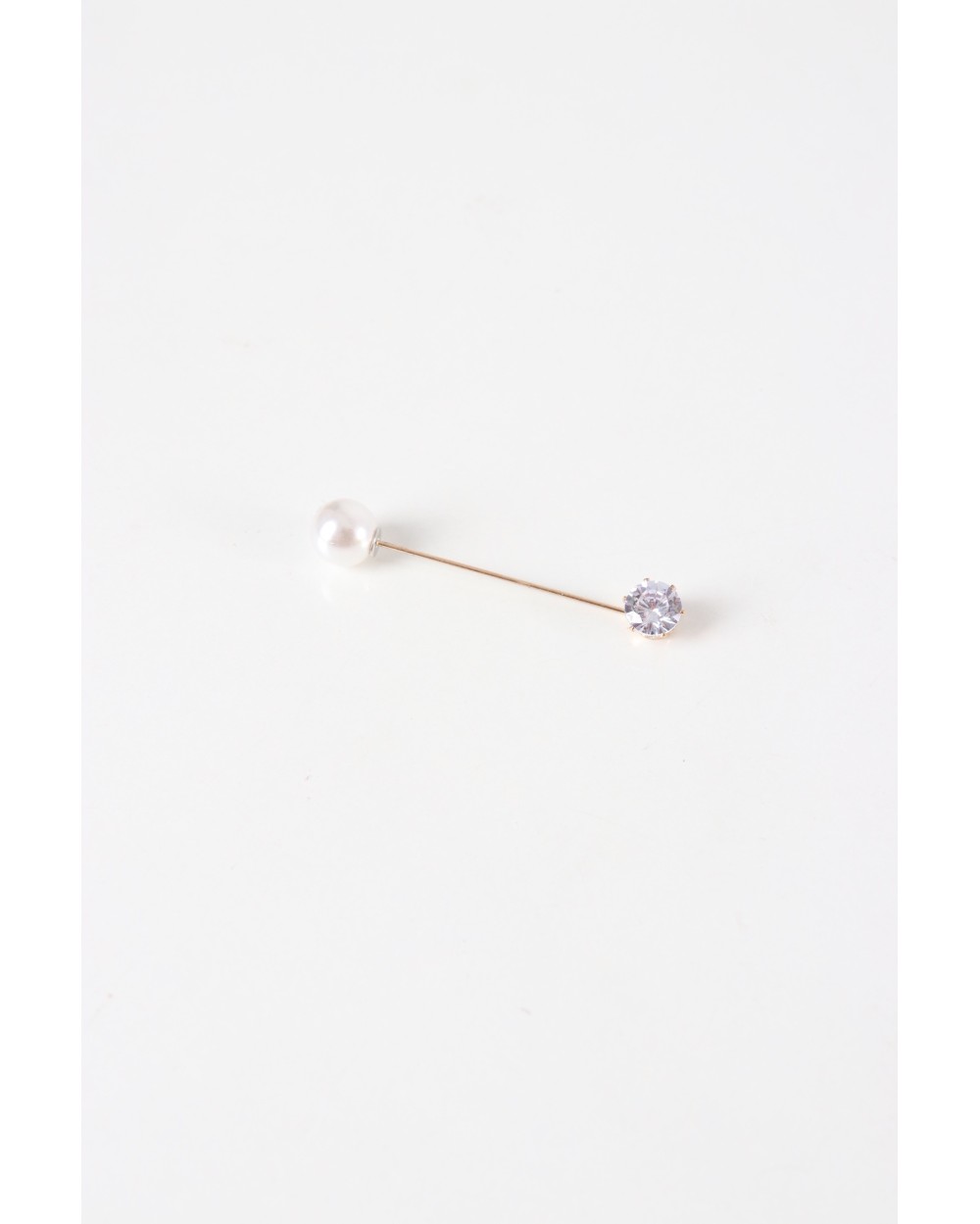 Diamond and Pearl Brooch
