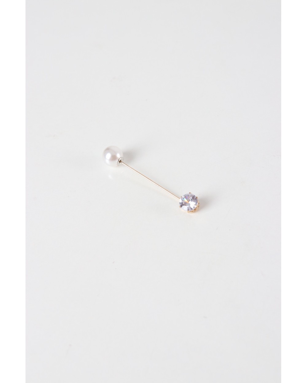 Diamond and Pearl Brooch