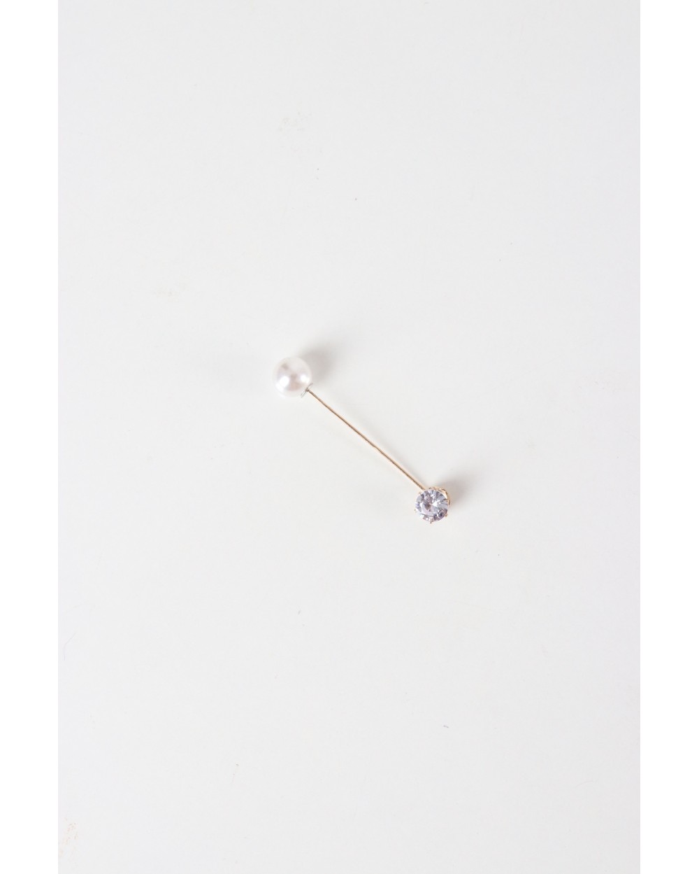 Diamond and Pearl Brooch