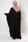 Abaya papillon Soie de médine
