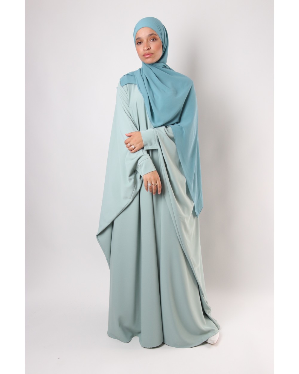 Abaya papillon Soie de médine