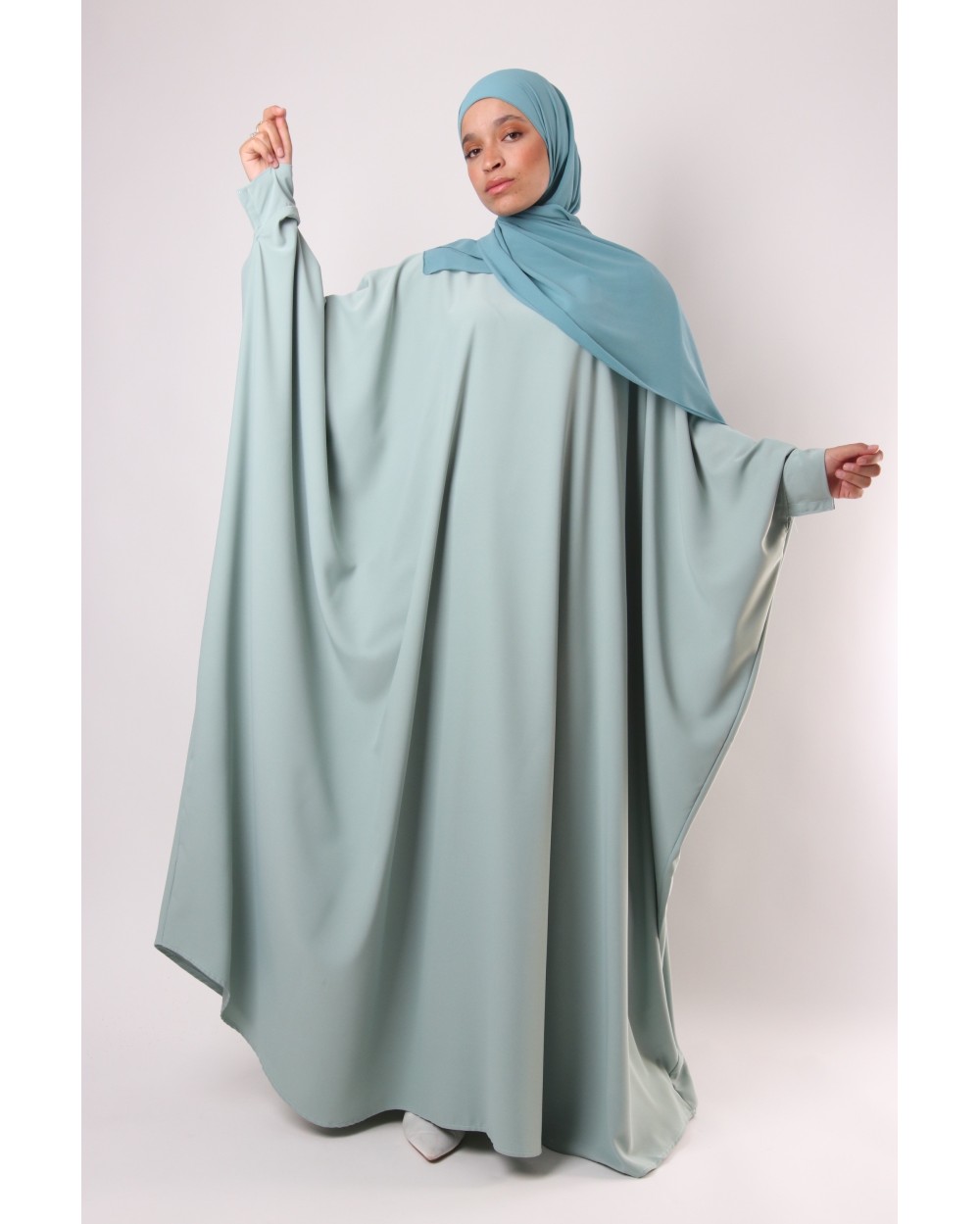 Abaya papillon Soie de médine