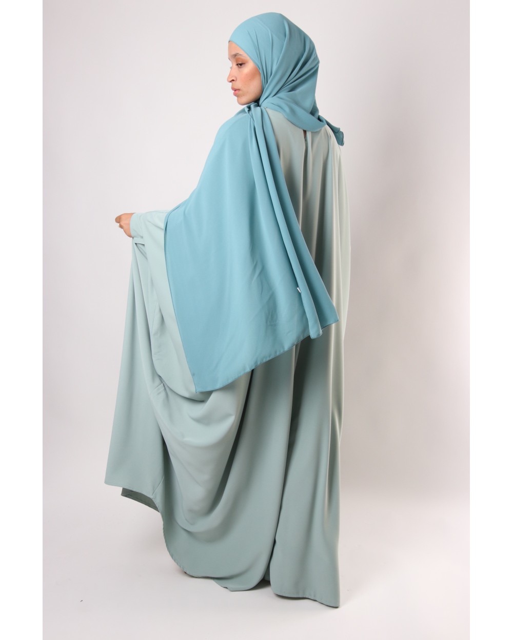 Abaya papillon Soie de médine