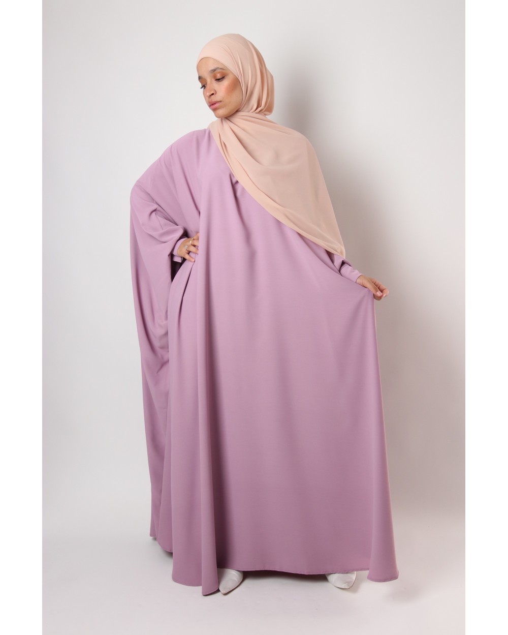 purple abaya
