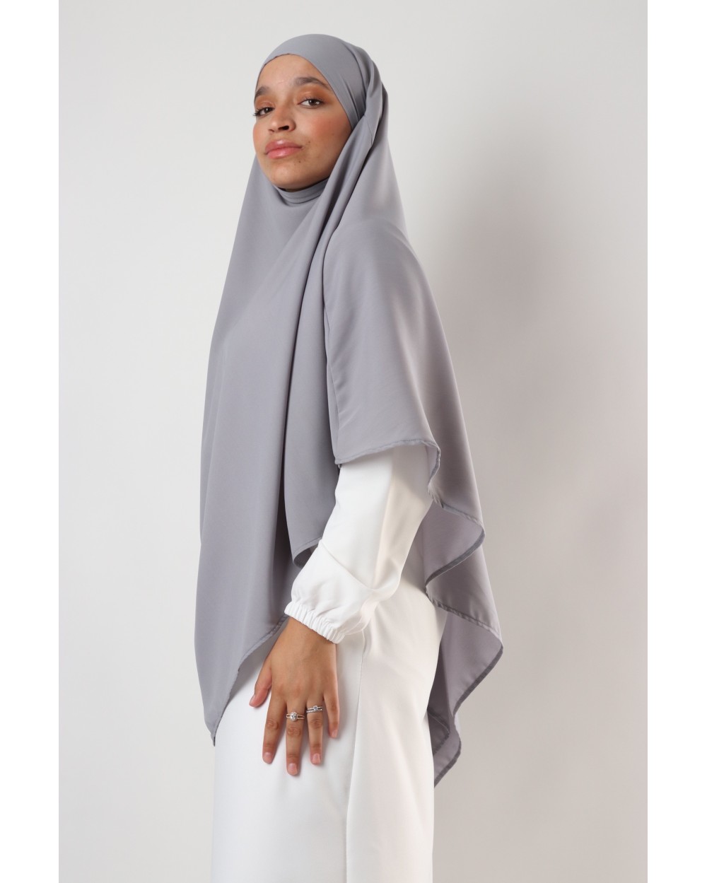 Khimar court microfibre léger
