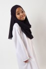 Hijab Lunaria enfant crêpe légère