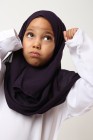 Hijab Lunaria enfant crêpe légère