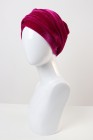 Turban à nouer en velour uni