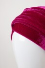 Turban à nouer en velour uni