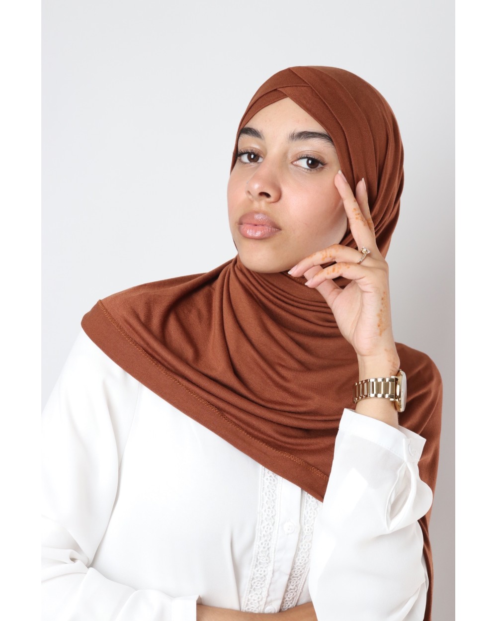 Hijab crossed Hijab