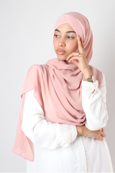 Hijab mousseline à enfiler...