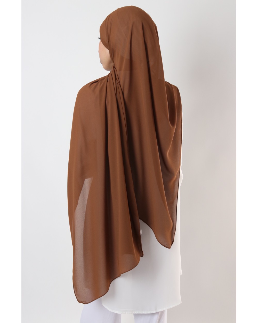 Hijab mousseline rectangle Nissa 175