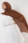 Hijab mousseline rectangle Nissa 175