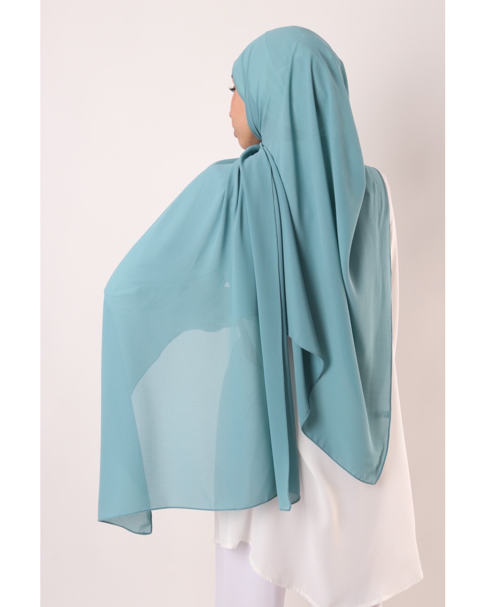 Hijab mousseline rectangle Nissa 175
