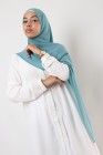 Hijab mousseline rectangle Nissa 175