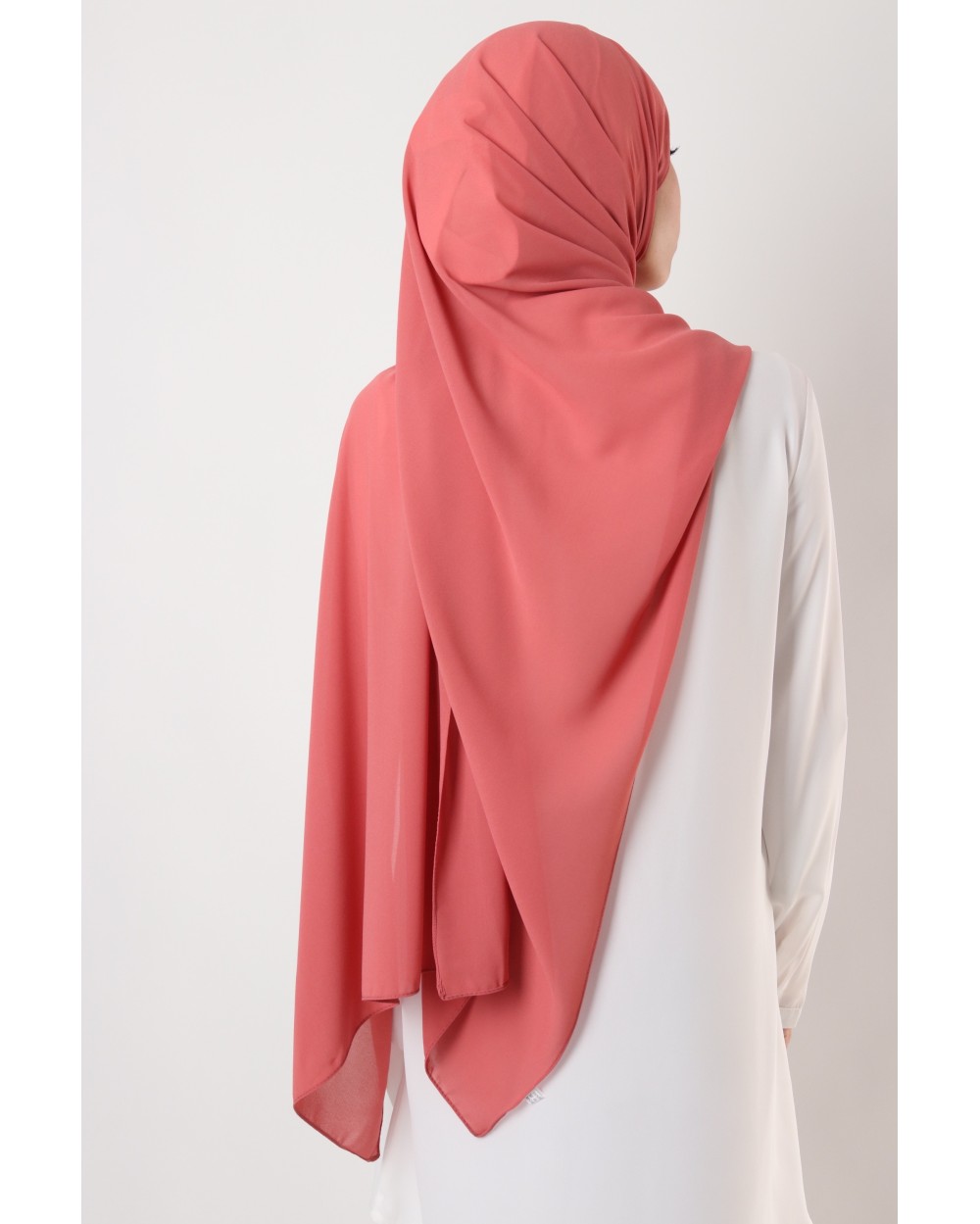 Hijab mousseline rectangle Nissa 175