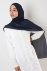 Hijab mousseline rectangle Nissa 175