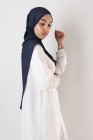 Hijab mousseline rectangle Nissa 175